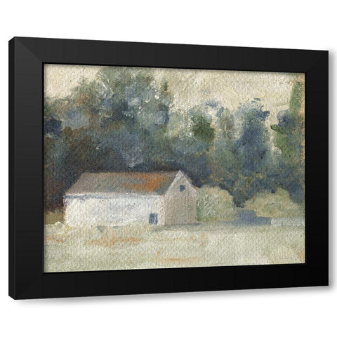 Storing Up Summer Black Modern Wood Framed Art Print with Double Matting by Kamdon Kreations