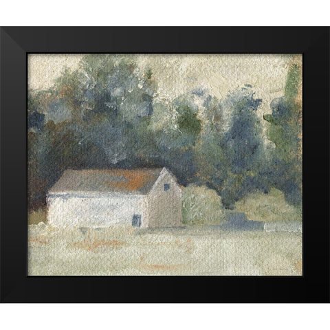 Storing Up Summer Black Modern Wood Framed Art Print by Kamdon Kreations