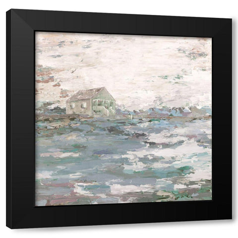 Home on the Range Black Modern Wood Framed Art Print with Double Matting by Kamdon Kreations