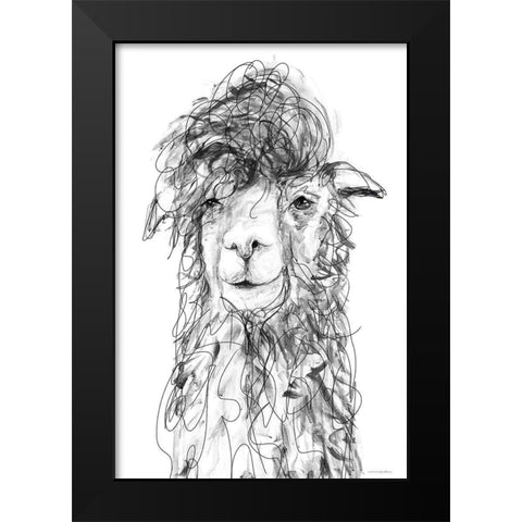 Ill Pack a Pencil 2 Black Modern Wood Framed Art Print by Kamdon Kreations