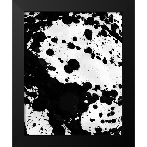 Butterfly Effect I Black Modern Wood Framed Art Print by Kamdon Kreations