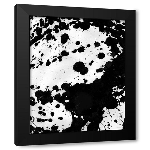 Butterfly Effect II Black Modern Wood Framed Art Print by Kamdon Kreations