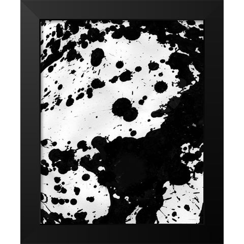 Butterfly Effect II Black Modern Wood Framed Art Print by Kamdon Kreations