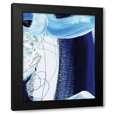 That Was Real Close Black Modern Wood Framed Art Print by Kamdon Kreations