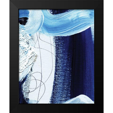 That Was Real Close Black Modern Wood Framed Art Print by Kamdon Kreations