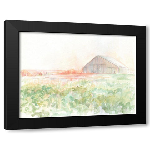Just Before Supper Black Modern Wood Framed Art Print by Kamdon Kreations