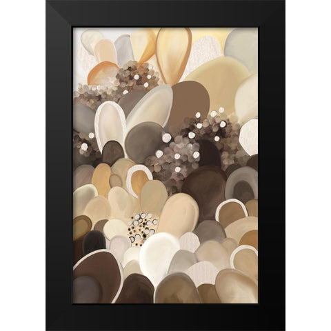 In Close Proximity Black Modern Wood Framed Art Print by Kamdon Kreations