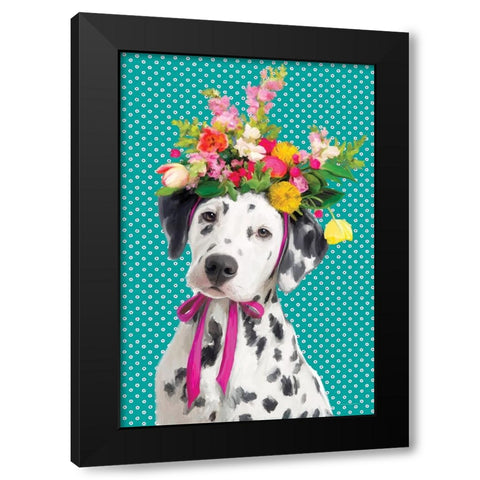 Perdita    Black Modern Wood Framed Art Print with Double Matting by Kamdon Kreations