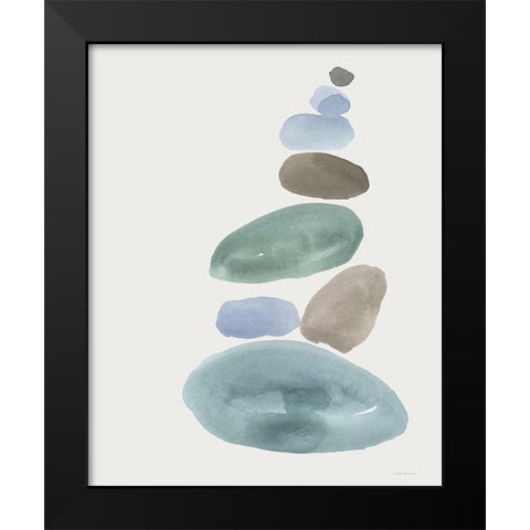 Just One More Black Modern Wood Framed Art Print by Kamdon Kreations