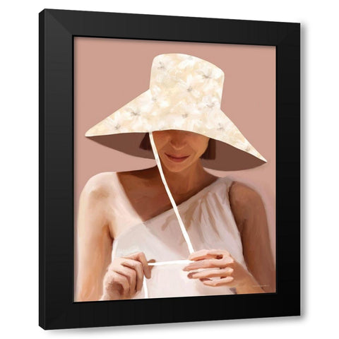 Sunny Day Shade Black Modern Wood Framed Art Print by Kamdon Kreations