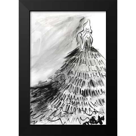 At a Glance Black Modern Wood Framed Art Print by Kamdon Kreations
