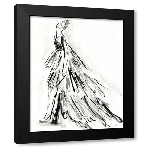 I Have Nothing to Wear Black Modern Wood Framed Art Print with Double Matting by Kamdon Kreations