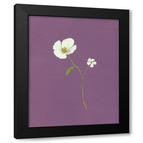 Motherhood Black Modern Wood Framed Art Print by Kamdon Kreations