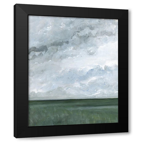 Monday Moods Black Modern Wood Framed Art Print by Kamdon Kreations