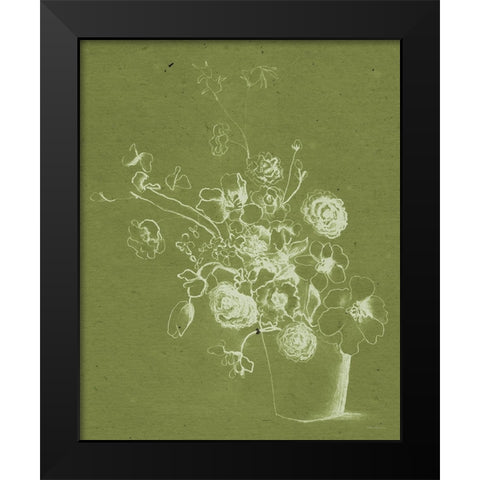 Err on the Side of Simple Black Modern Wood Framed Art Print by Kamdon Kreations
