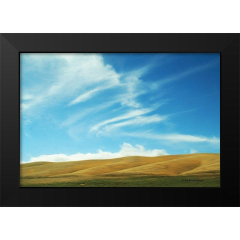 California Sky Black Modern Wood Framed Art Print by Brooks, Kari