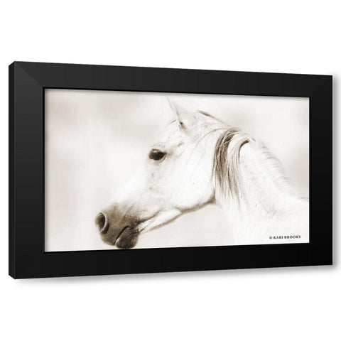 Dash IV Black Modern Wood Framed Art Print by Brooks, Kari