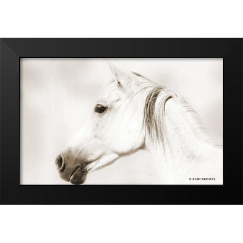 Dash IV Black Modern Wood Framed Art Print by Brooks, Kari