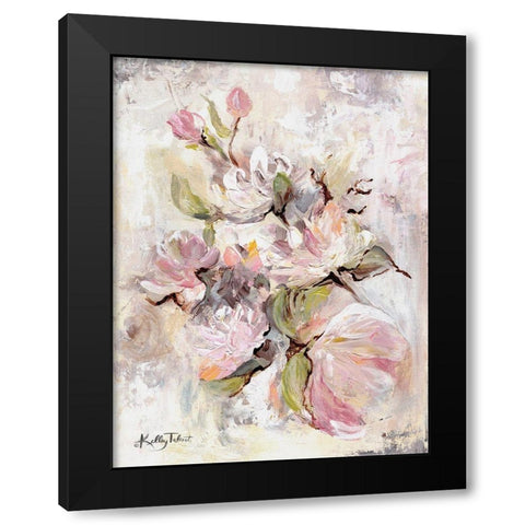 Rubys Garden Black Modern Wood Framed Art Print by Talent, Kelley