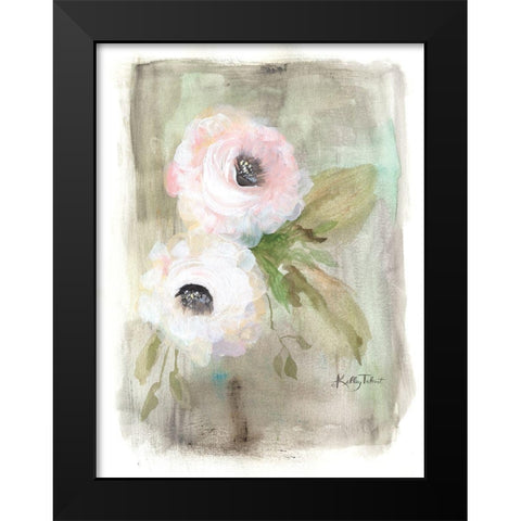 Vintage Garden Black Modern Wood Framed Art Print by Talent, Kelley