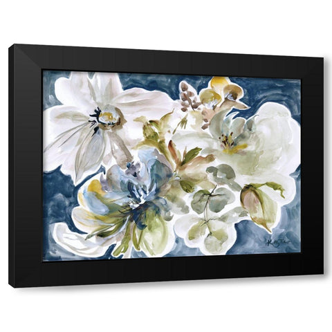 Summer Garden Black Modern Wood Framed Art Print by Talent, Kelley