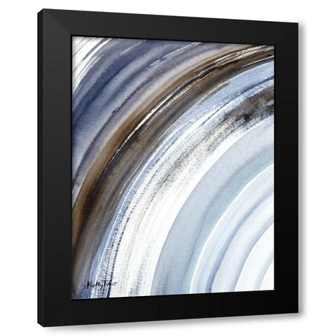 Rainy Day Treasure Black Modern Wood Framed Art Print by Talent, Kelley