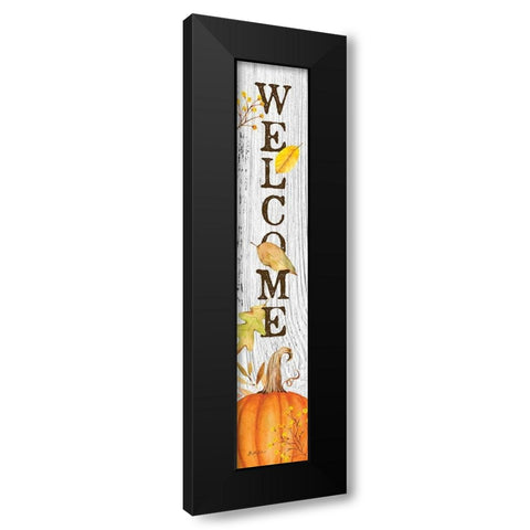 Autumn Welcome II  Black Modern Wood Framed Art Print by Talent, Kelley