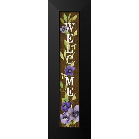Summer Welcome I  Black Modern Wood Framed Art Print by Talent, Kelley
