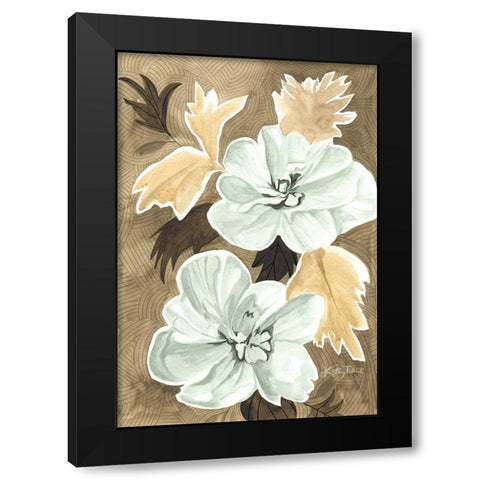 Serene Botanicals I Black Modern Wood Framed Art Print by Talent, Kelley