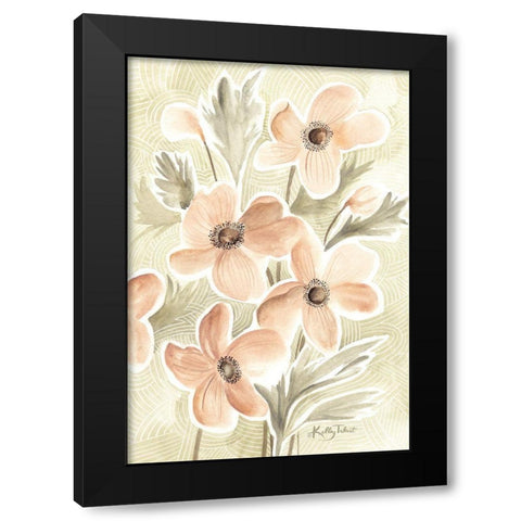 Serene Botanicals II Black Modern Wood Framed Art Print by Talent, Kelley