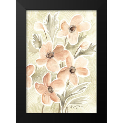Serene Botanicals II Black Modern Wood Framed Art Print by Talent, Kelley