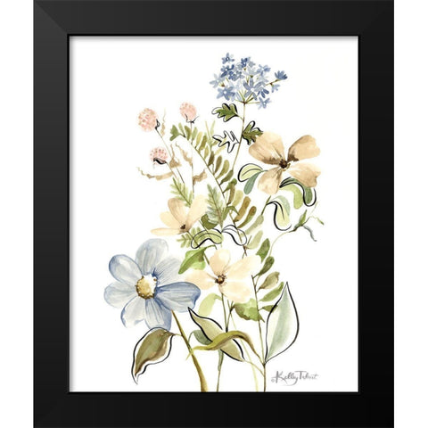 Wildflower Meadow 2 Black Modern Wood Framed Art Print by Talent, Kelley