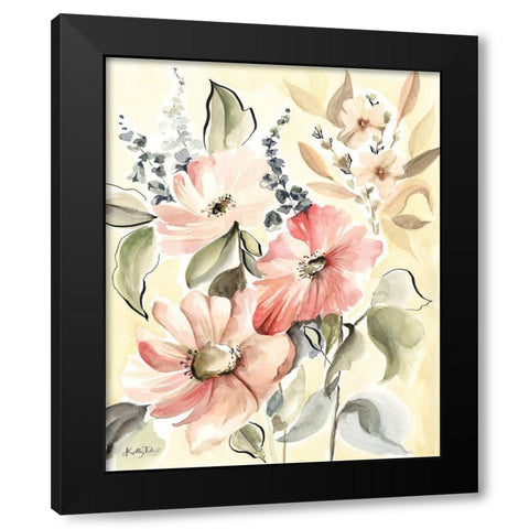 Wildflower Meadow 3 Black Modern Wood Framed Art Print by Talent, Kelley