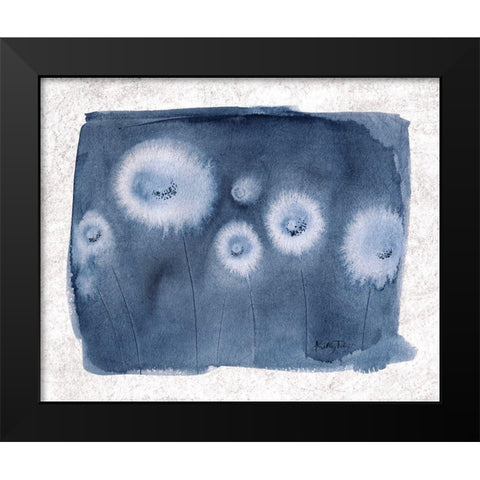 Dandelion Dance 1 Black Modern Wood Framed Art Print by Talent, Kelley