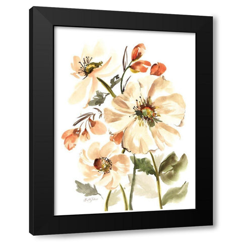 Fancy That Bouquet Black Modern Wood Framed Art Print by Talent, Kelley