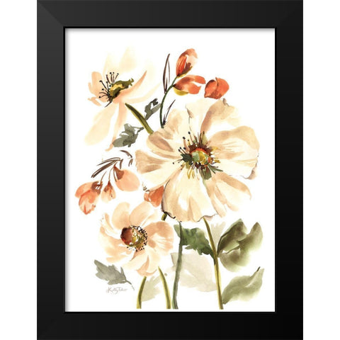 Fancy That Bouquet Black Modern Wood Framed Art Print by Talent, Kelley
