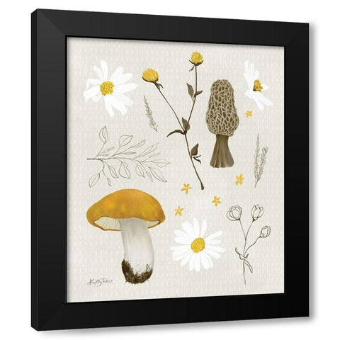 Woodland Clearing Black Modern Wood Framed Art Print with Double Matting by Talent, Kelley