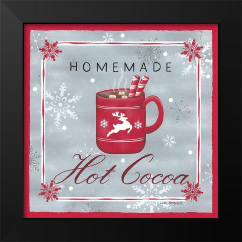 Homemade Cocoa Black Modern Wood Framed Art Print by Kennedy, Lisa