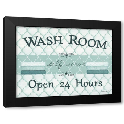 Self Serve Black Modern Wood Framed Art Print with Double Matting by Kennedy, Lisa