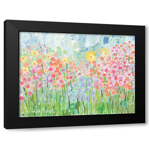 Growing Things No. 4 Black Modern Wood Framed Art Print with Double Matting by Roberts, Kait