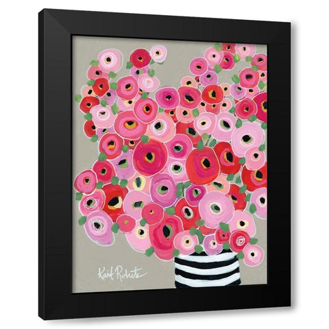 Born to Stand Out Black Modern Wood Framed Art Print by Roberts, Kait