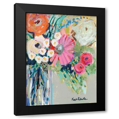 From Mrs. Hazels Garden Black Modern Wood Framed Art Print with Double Matting by Roberts, Kait