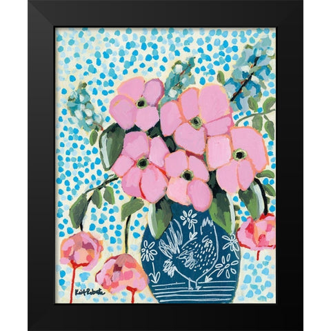 The Hen Jar Black Modern Wood Framed Art Print by Roberts, Kait