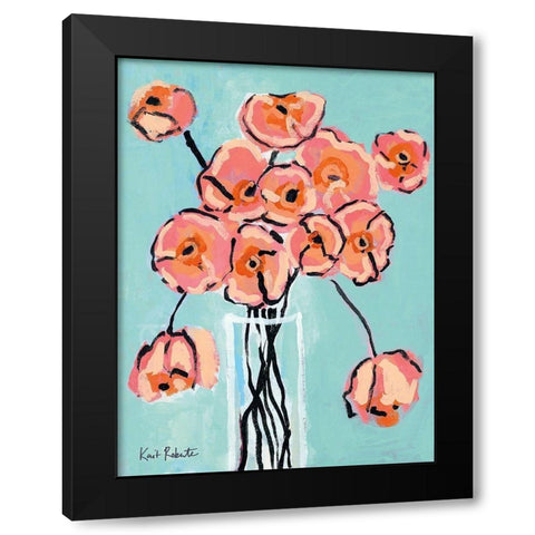 Eye Candy Black Modern Wood Framed Art Print by Roberts, Kait