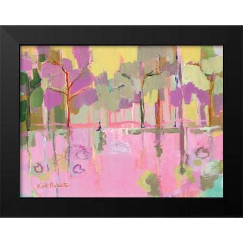 Dont Let the Fading Summer Pass You By Black Modern Wood Framed Art Print by Roberts, Kait