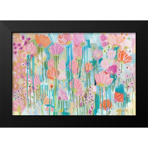 Skirt the Rules Black Modern Wood Framed Art Print by Roberts, Kait