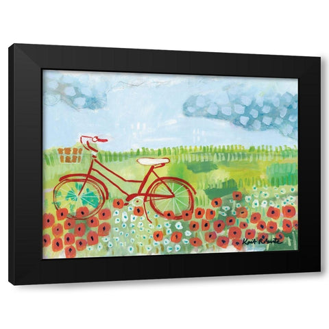 The Scenic Route Black Modern Wood Framed Art Print with Double Matting by Roberts, Kait