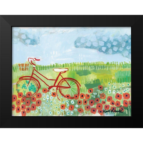 The Scenic Route Black Modern Wood Framed Art Print by Roberts, Kait