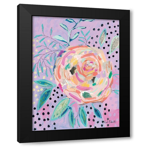 Master the Chaos Black Modern Wood Framed Art Print with Double Matting by Roberts, Kait