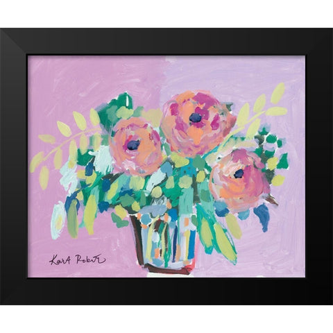 In Full Spring Black Modern Wood Framed Art Print by Roberts, Kait